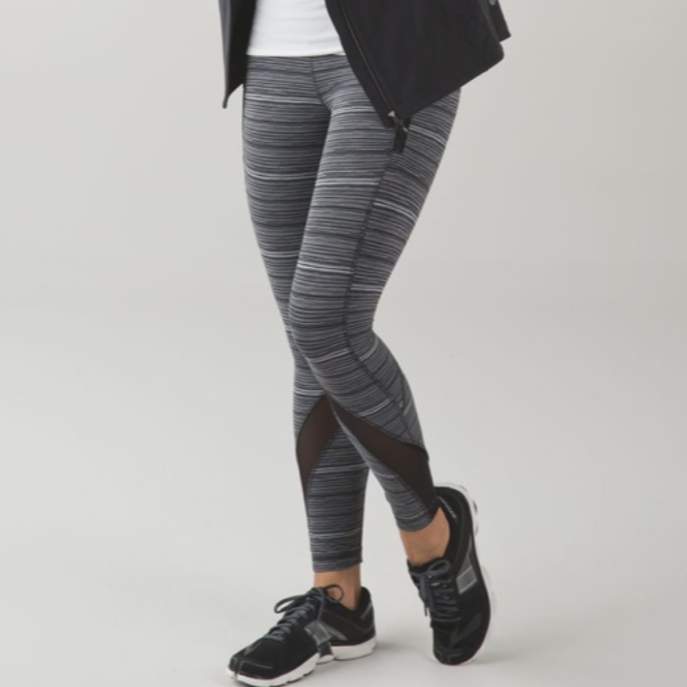 Lululemon Inspire Tight II Mesh Cyber Black
